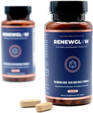 SRILabs Renewglow gotu-kola, extracto botánico para piel y cabello saludables.