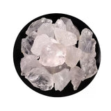 SSAKUGGI cuarzo crudo transparente, enfoque 1 pulgada, ideal para meditaciones y decoración.