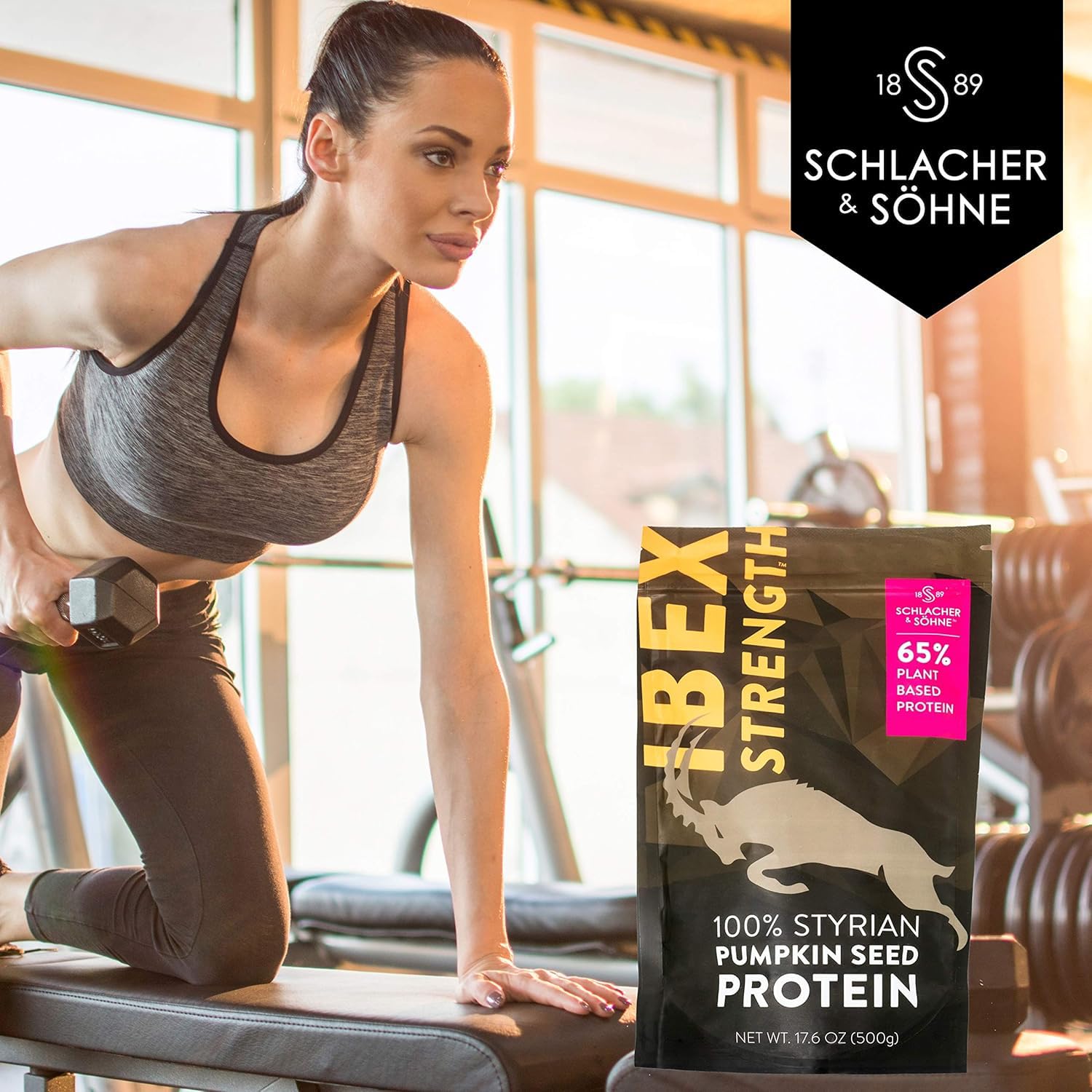 Energía para deporte con Proteína Schlacher Söhne de calabaza Estiria.
