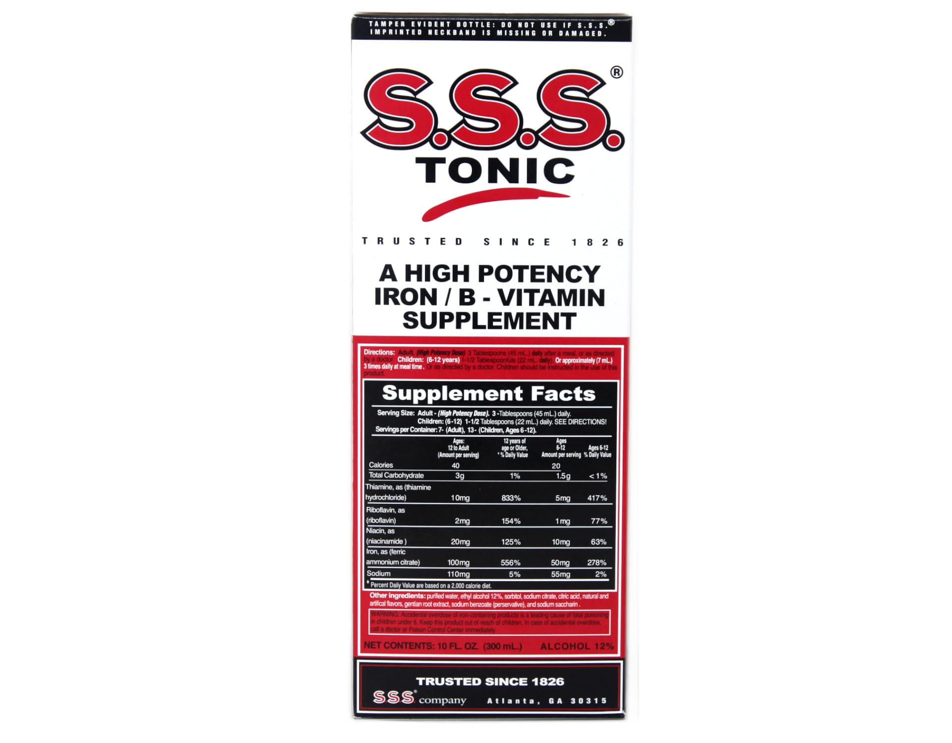 S.S.S. Tonico gotas-dispensacion: formato líquido de rápida absorción para uso diario