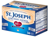 St. Joseph Aspirina tabletas entericas, fáciles de tragar, protegiendo el estómago.