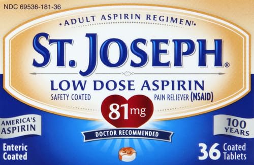 Tabletas masticables de naranja de St. Joseph Aspirina, práctico para el día a día.