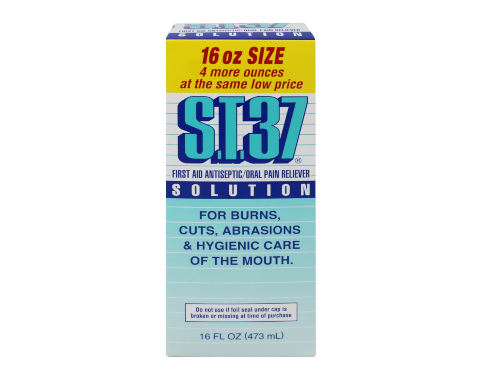 ST 37 Solución Antiséptica con tapa segura para dosificar con precisión.