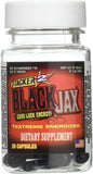 STACKER 2 Black Jax, etiqueta visible, información de uso y origen.