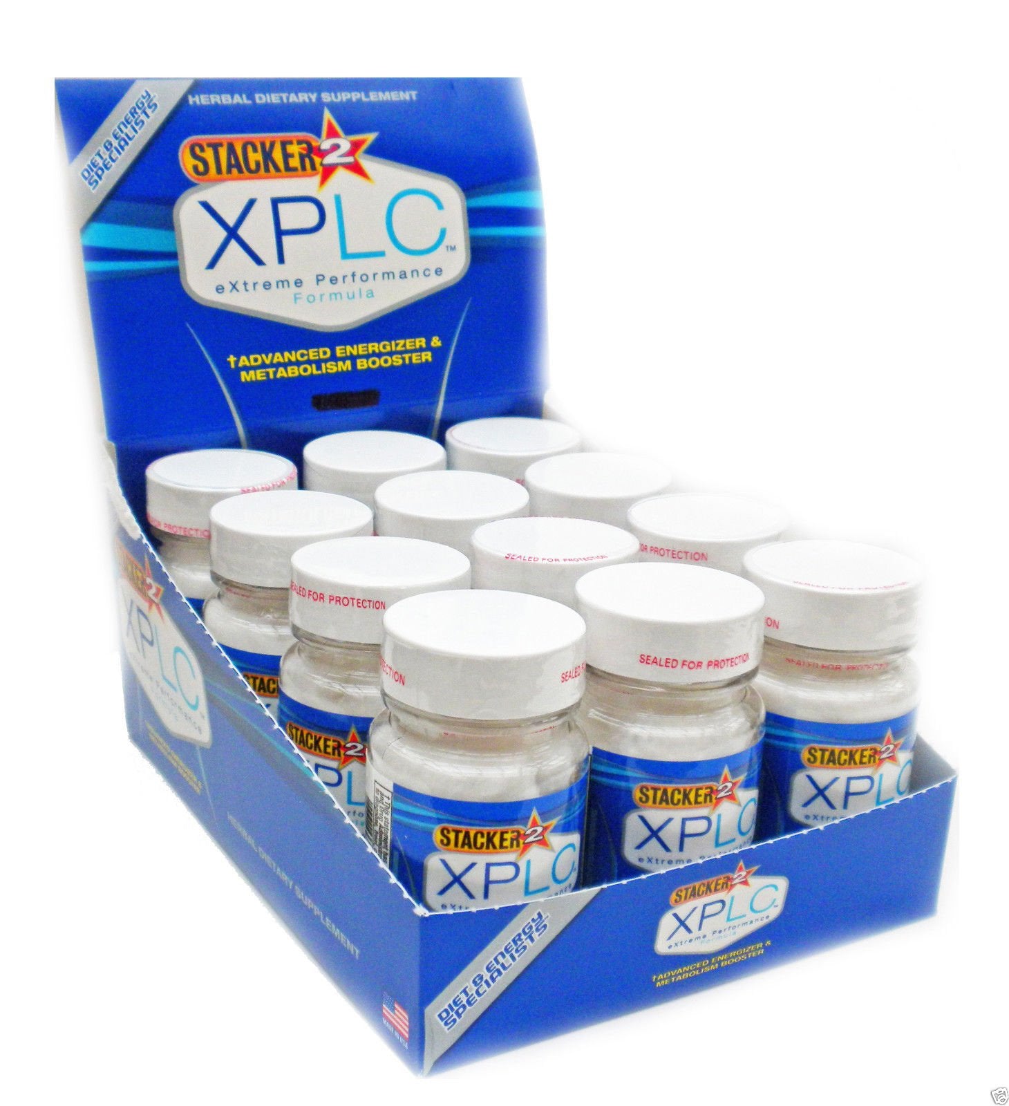 Stacker 2 XPLC, cartón de 12 botellas, posible impulso de energía durante el entrenamiento