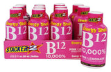 Stacker 2 rosada limonada, botella de dos onzas, energía rápida para viaje o trabajo diario.