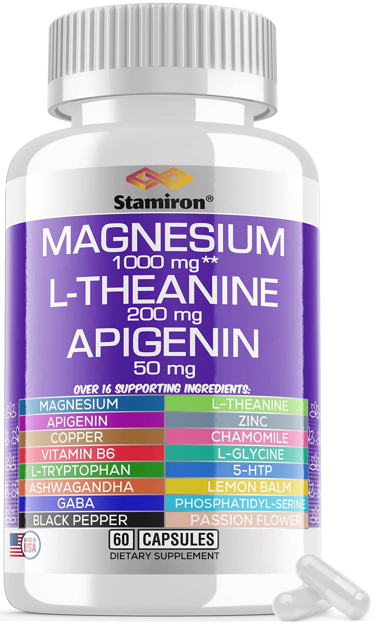Stamiron Magnesium Complex en botella, opción práctica para toma diaria