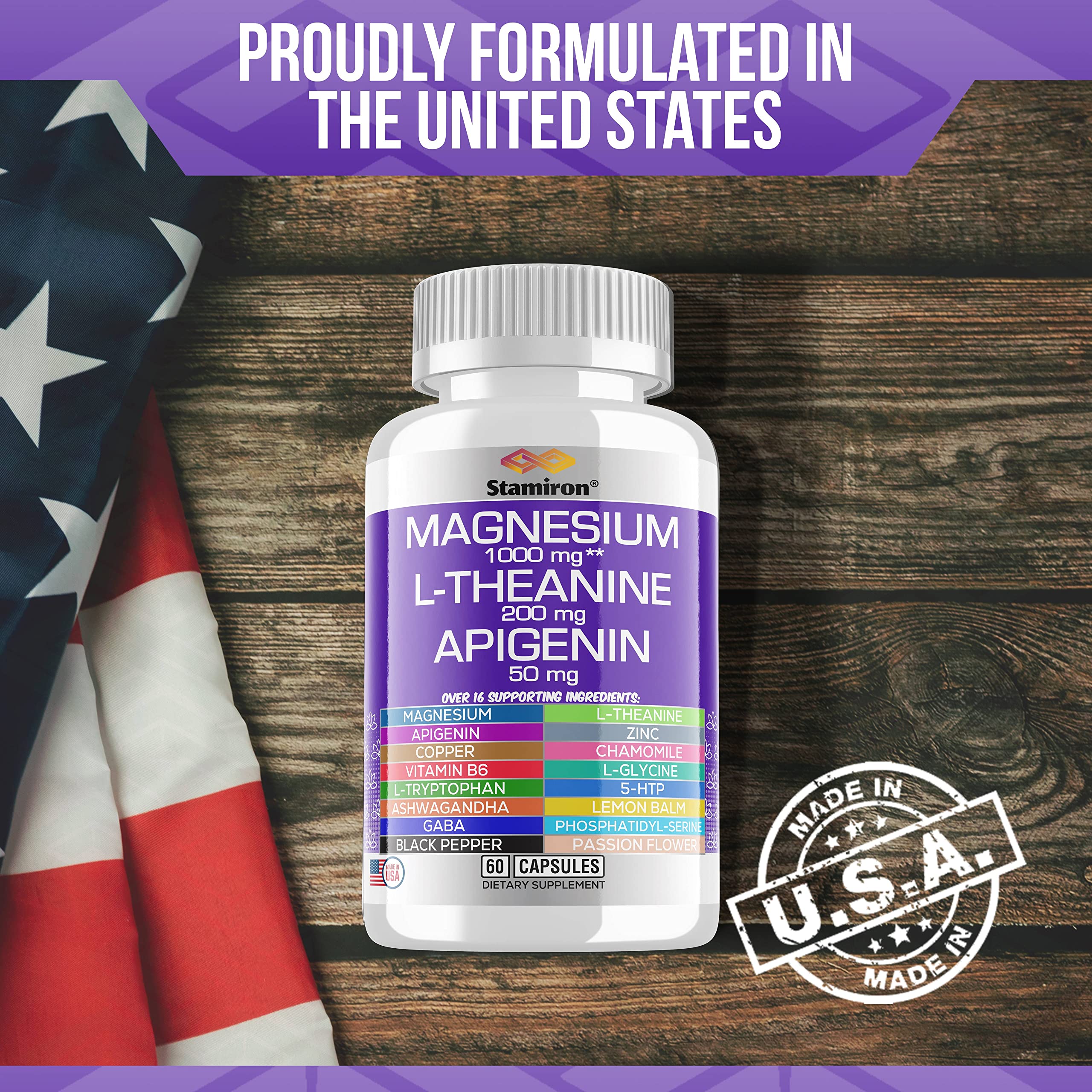 Cápsulas Stamiron Magnesium Complex con absorción rápida