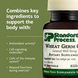 Standard Process Primer plano del ingrediente germen de trigo y su color natural