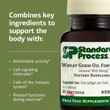 Envase de Standard Process resalta pureza y fuente vegetal antioxidante.