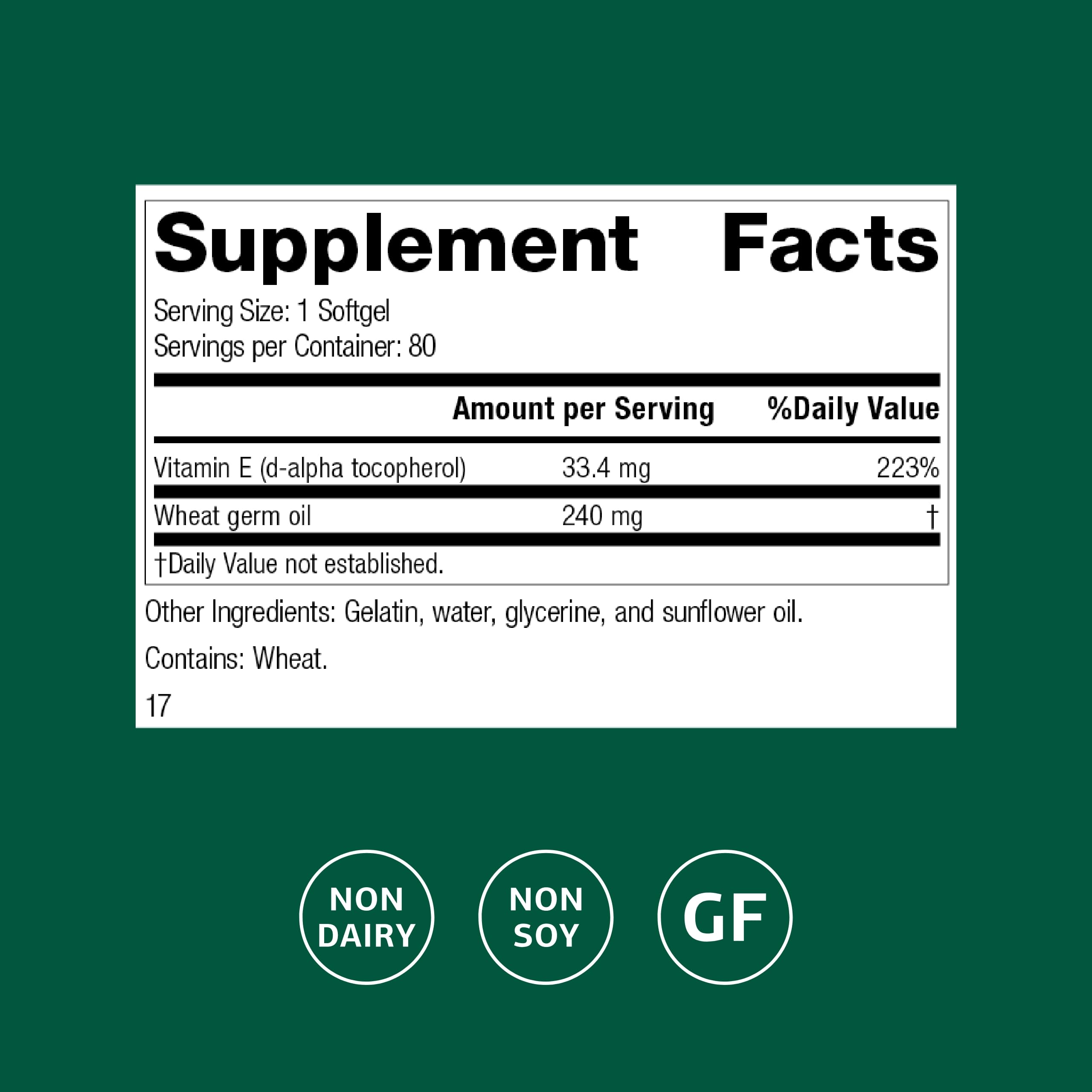 Standard Process Aceite Germen Trigo en softgels: contribuye al cuidado inmunológico.