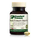 Standard Process Black Currant Seed Oil: cápsulas para apoyar el tejido y la rutina diaria.