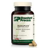 Albaplex de Standard Process, botella-vertido, uso diario para apoyo hepático.