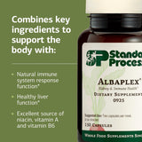 Albaplex de Standard Process, envase 150 cápsulas, fácil dosificación diaria.