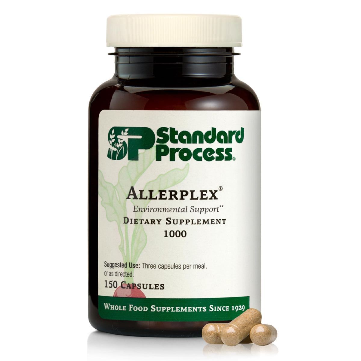 Allerplex de Standard Process: cápsulas para apoyar membranas mucosas.