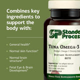 Guía de dosificación diaria de Standard Process Tuna Omega-3.