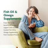 Cápsulas omega-3 de Standard Process para la función cerebral.