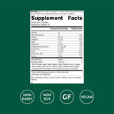 Frasco frontal de Standard Process B Vitality con CoQ10 para uso diario