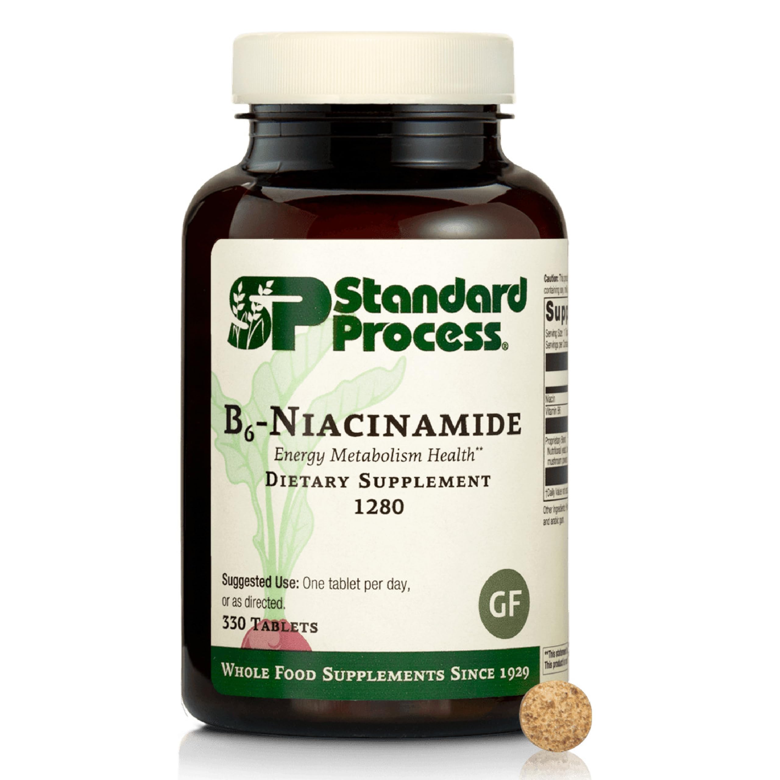 Standard Process B6-Niacinamida: energía metabólica para actividades diarias