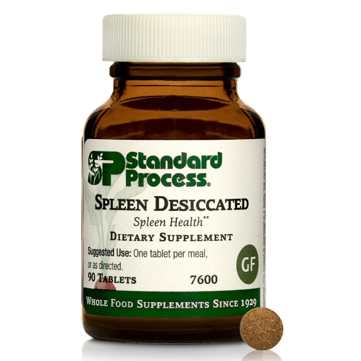Standard Process Bazo Desecado, botella-frente: posible apoyo a la salud general diaria.