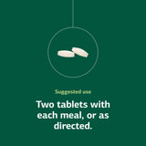 Muestra dosis diaria de tabletas para apoyo digestivo.