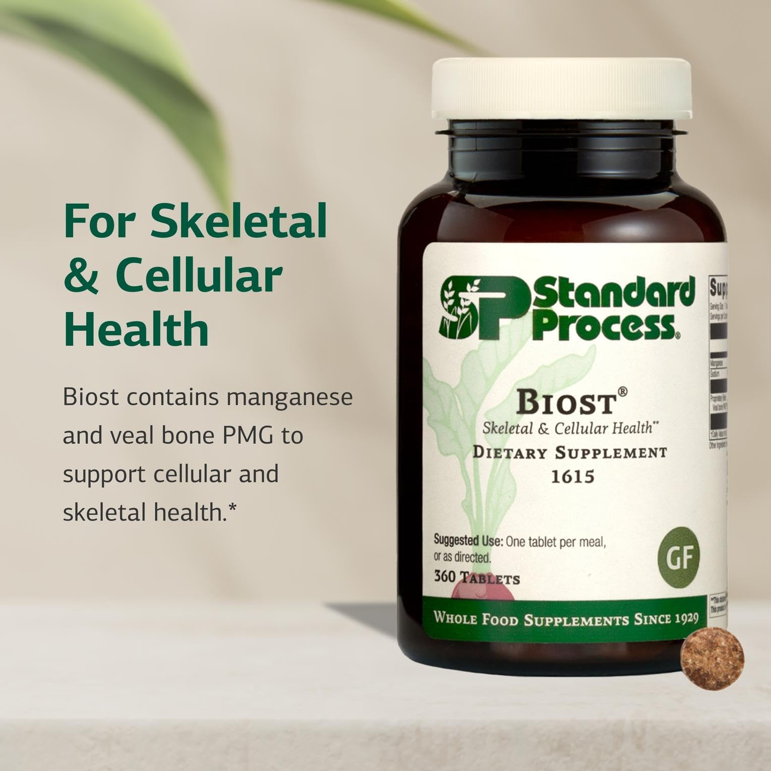 Biost, fuente de manganeso para huesos fuertes