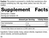 Tabletas Cal-Ma Plus de Standard Process, fuente de calcio para salud ósea.