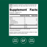 Standard Process Calamari Omega-3 Liquid, etiqueta, información clara para dosis.