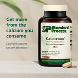Oblea Calcifood lista para tomar como dosis diaria junto a la comida.