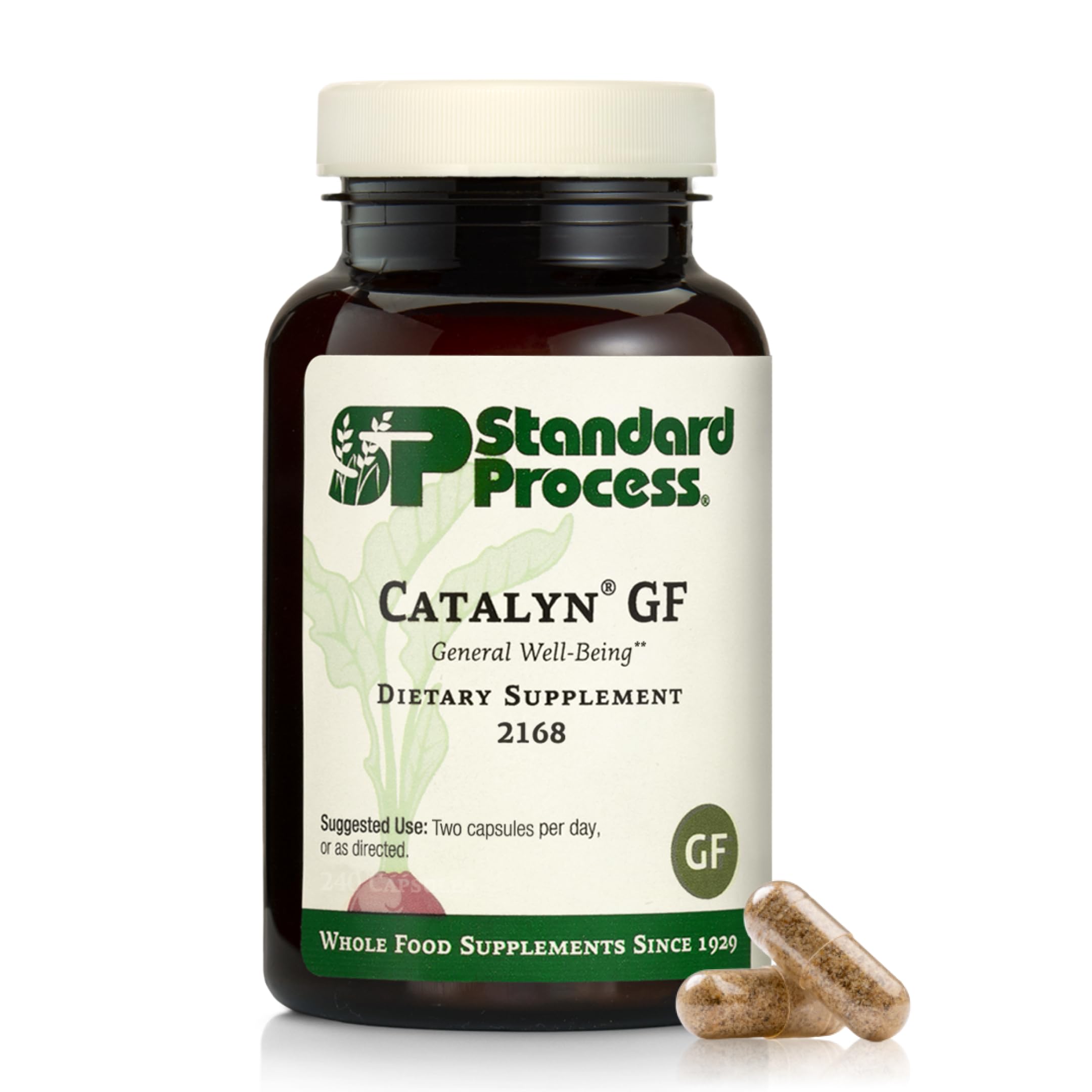 Standard Process Catalyn: botella sin gluten, ideal para uso diario.