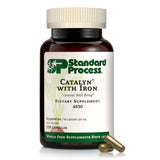 Catalyn con Hierro de Standard Process: botella para energía diaria y metabolismo saludable.