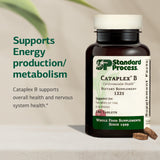 Cataplex B de Standard Process, dosis diaria para energia sostenida.