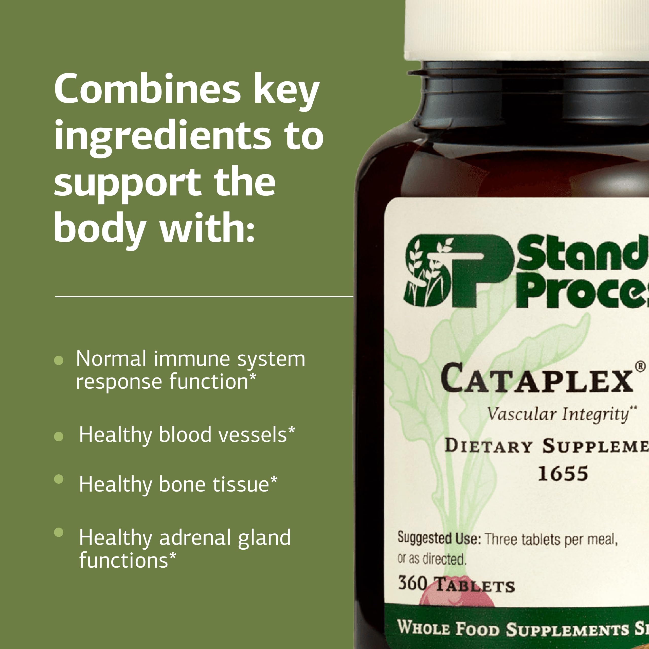 Cataplex C antioxidante vitamina C de Standard Process para vitalidad diaria