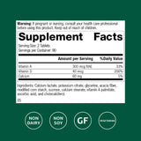 Cataplex D, etiqueta detalle, vitamina D y A antioxidante para el bienestar.