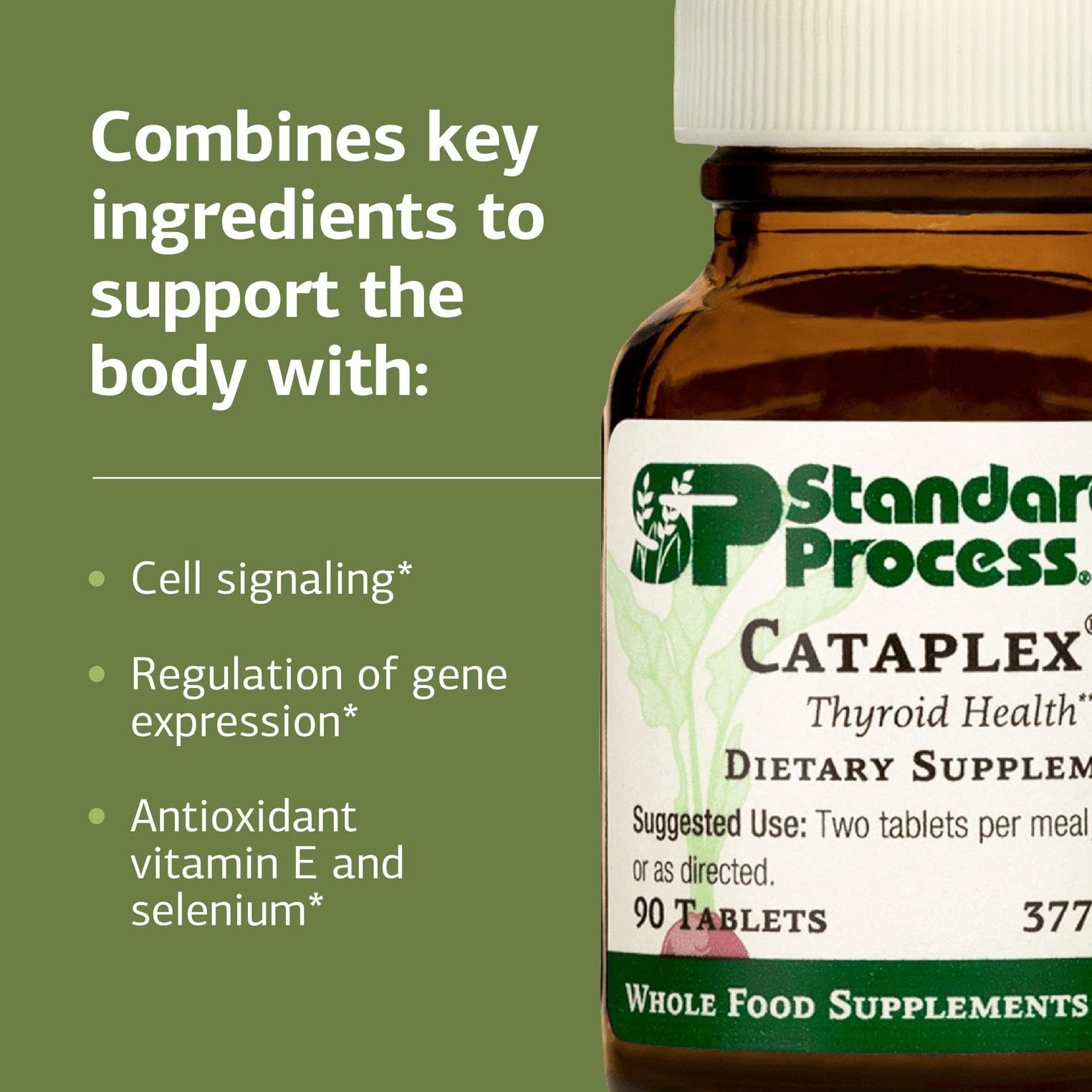 Cataplex E: botella en escena para salud hormonal.
