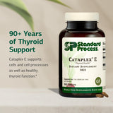 Cataplex E de Standard Process: etiqueta destaca libre de gluten y sin lácteos.