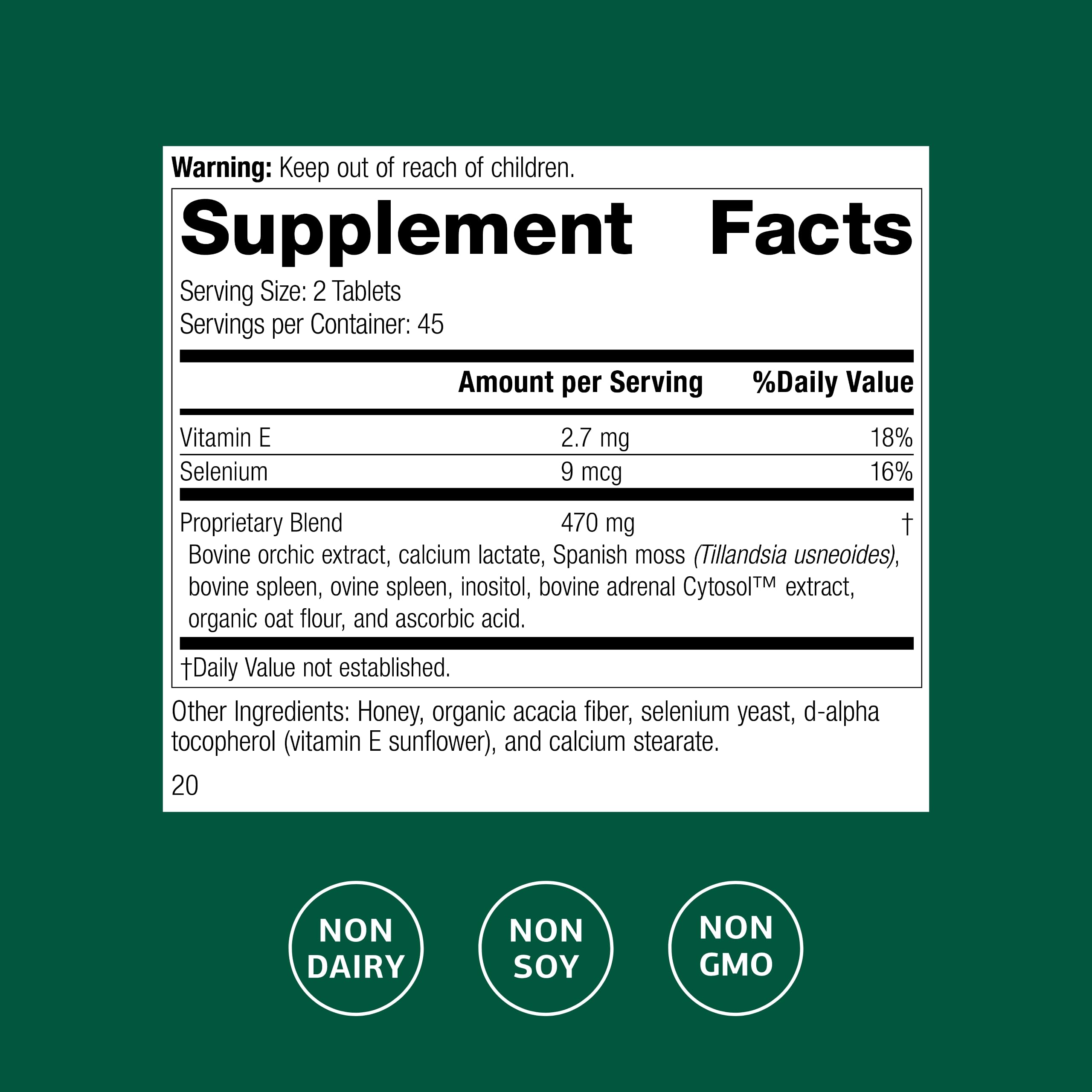 Frasco transparente de Cataplex E2 muestra cápsulas con potencial antioxidante.