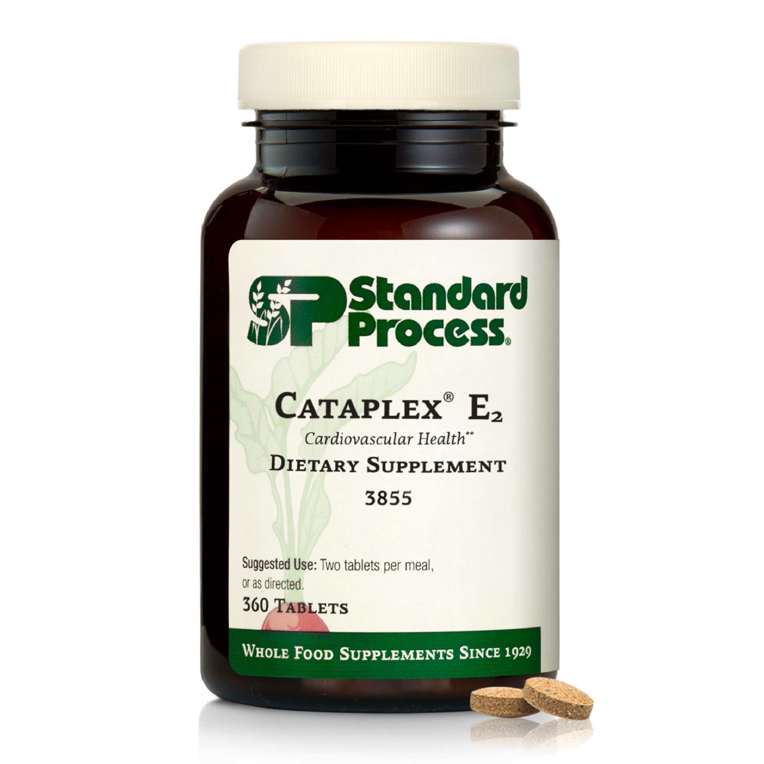 Cataplex E2 de Standard Process, tabletas que apoyan la salud celular.