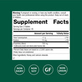 Standard Process Cholacol: etiqueta informativa con indicaciones de uso y beneficios digestivos.