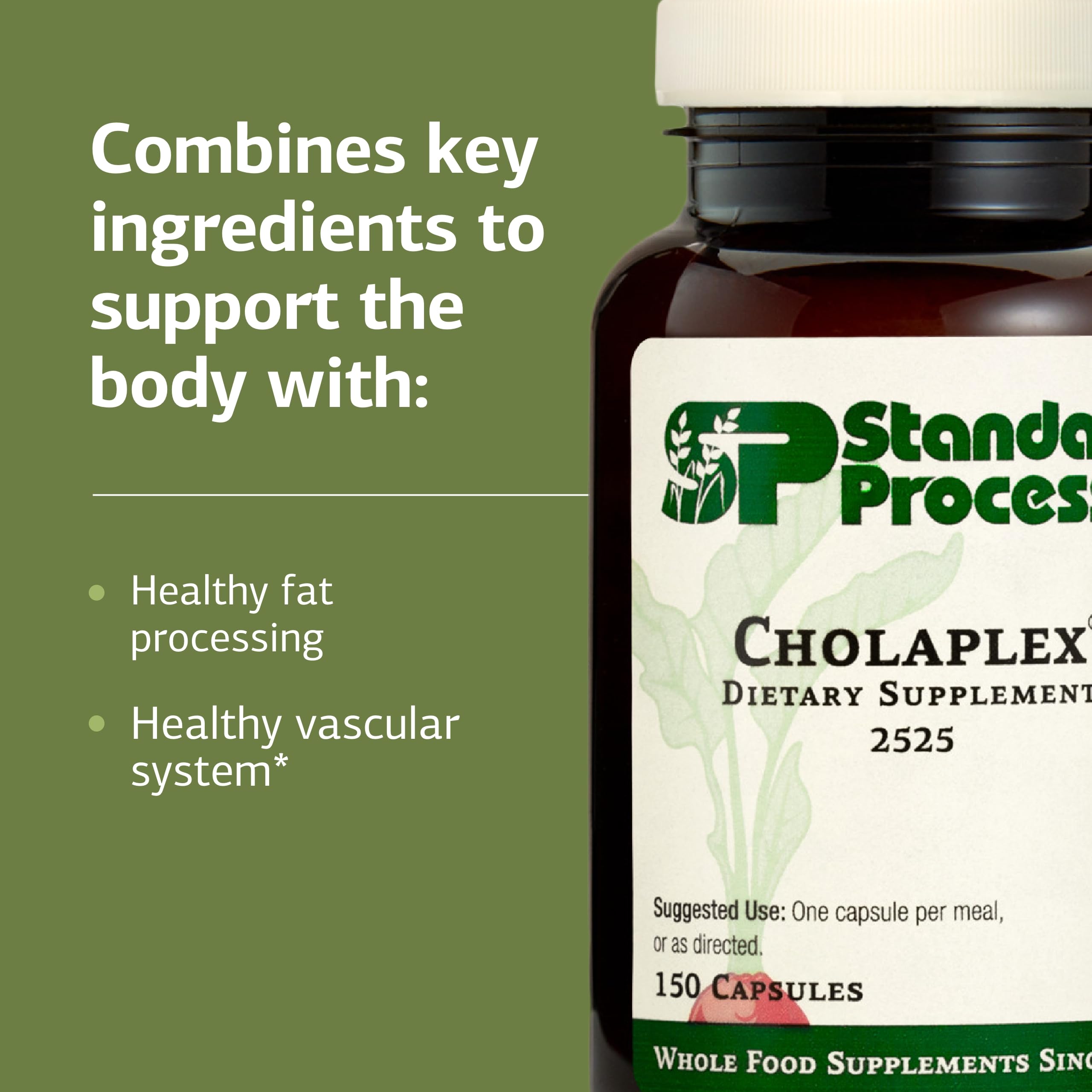 Standard Process Cholaplex: enfoque en función hepática y procesamiento de grasas.