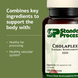 Standard Process Cholaplex: enfoque en función hepática y procesamiento de grasas.