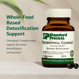 Etiqueta visible de Standard Process Chlorophyll Complex para mayor confianza