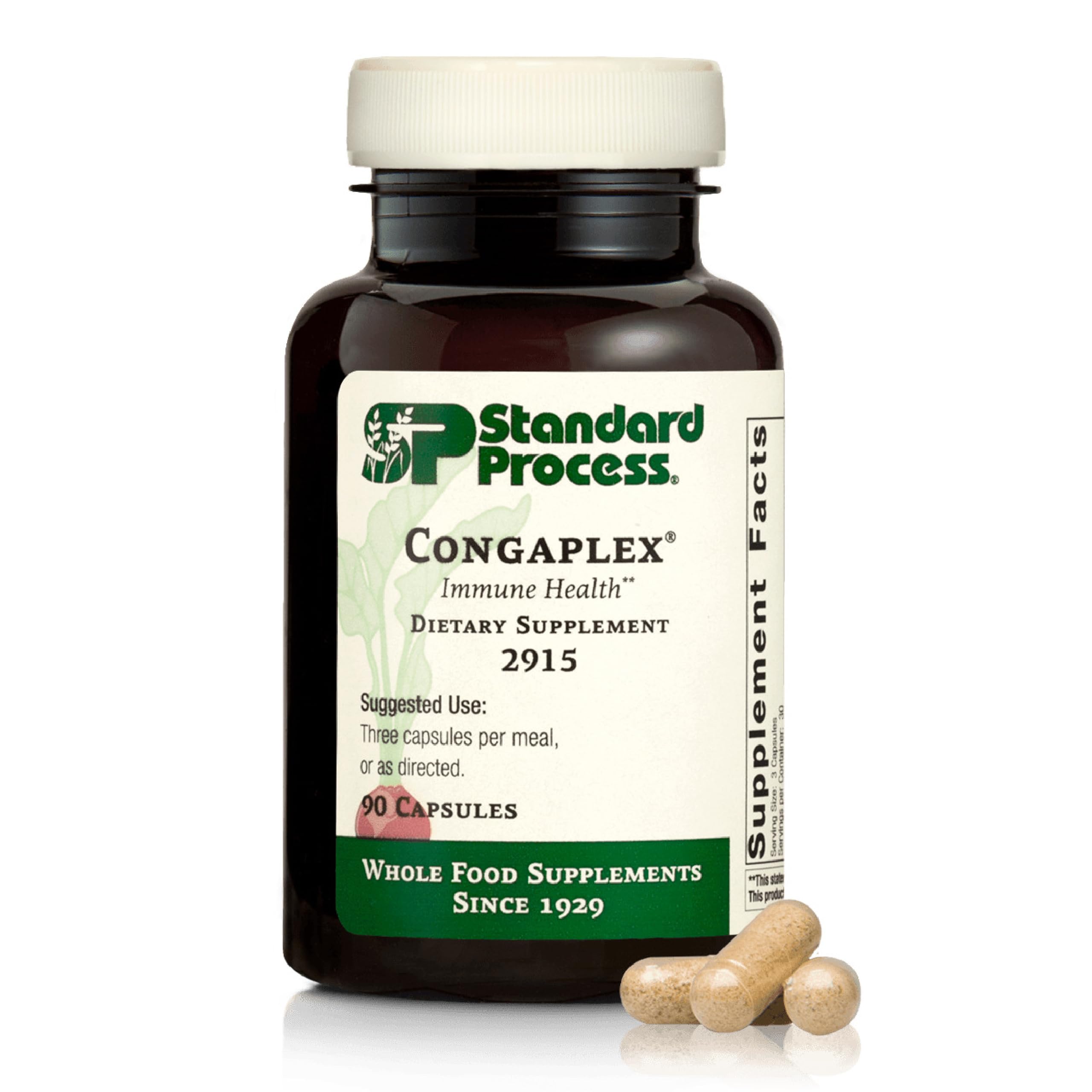 Congaplex de Standard Process envase de cápsulas para uso diario