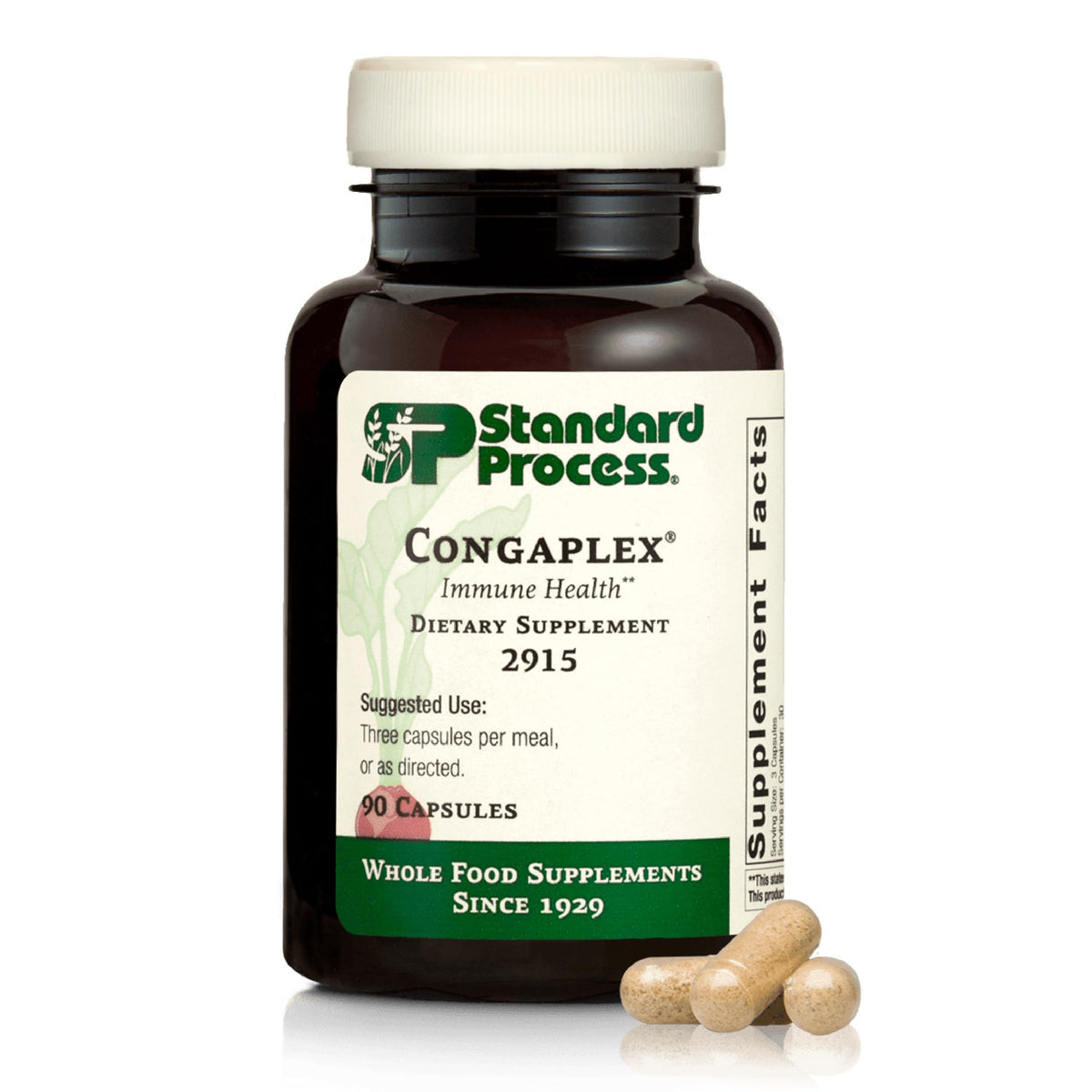 Congaplex de Standard Process envase de cápsulas para uso diario