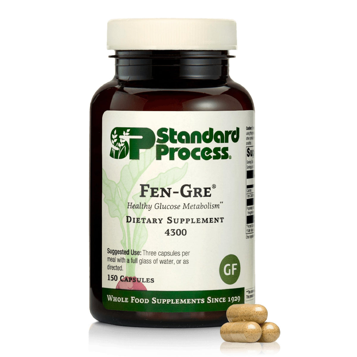 Standard Process Fen-Gre botella volcada para uso diario.