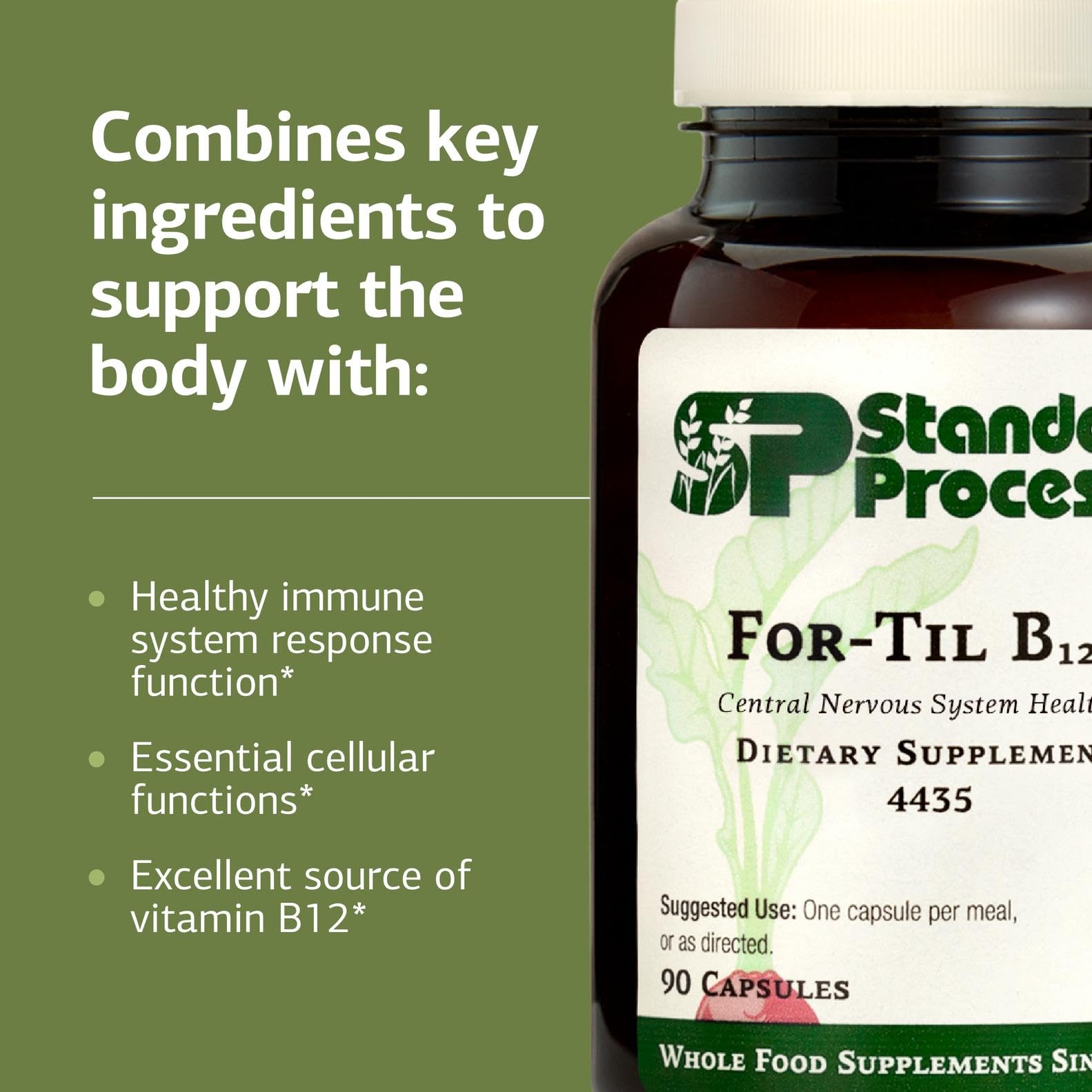 Standard Process For-Til B12: uso diario para apoyo nervioso y concentración.