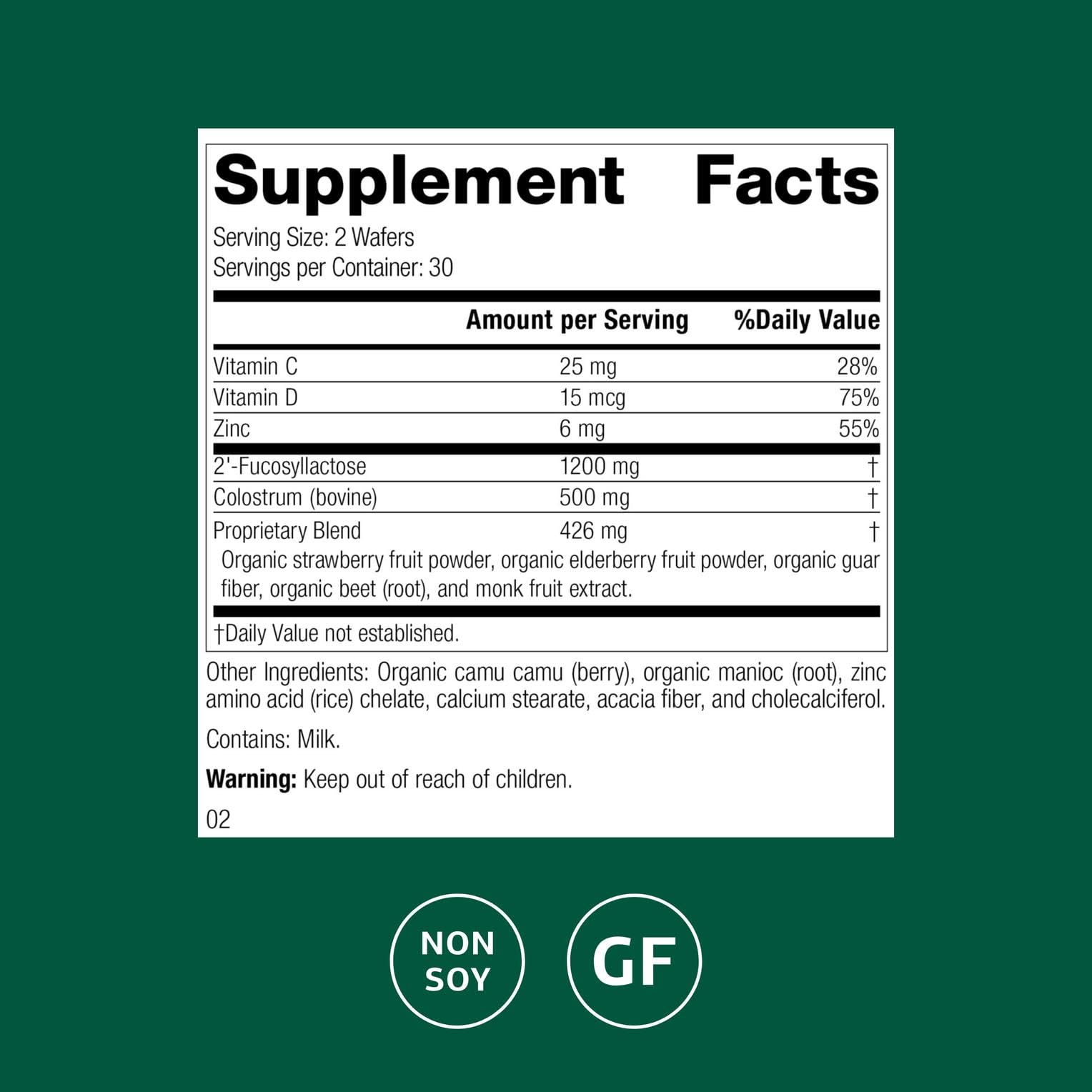 Standard Process Inc. Pastillas frutales para niños, sabor agradable y dosis diaria.