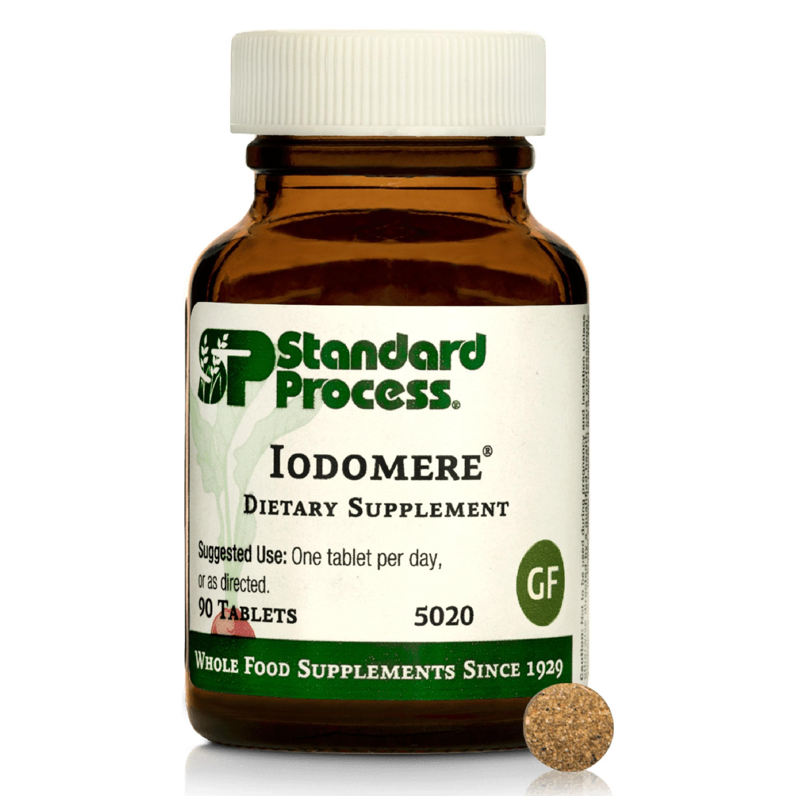 Standard Process Iodomere tabletas, apoyo diario al metabolismo.