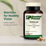 Etiqueta de Iplex con ingredientes clave para ojos