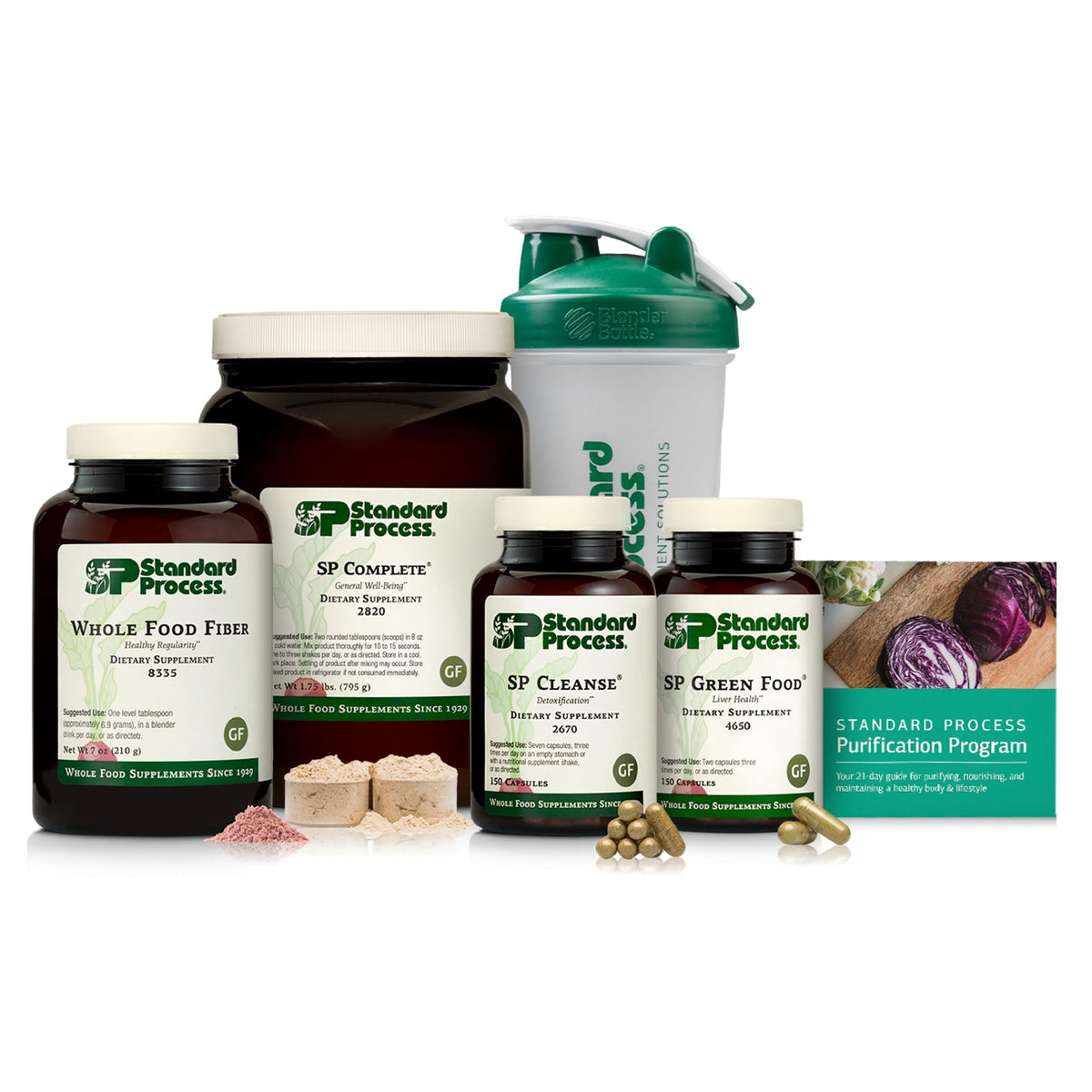 Standard Process kit purificación SP Complete para soporte nutricional diario.